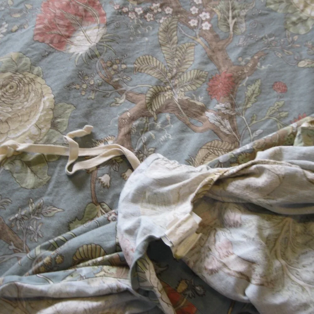 Pottery Barn Palampore Floral Jacobean Duvet Cover - King - Cotton/Linen